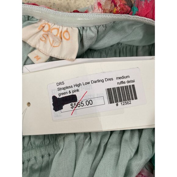 Rococo Sand $565 Floral Off-Shoulder Maxi Dress Medium NWT - Picture 8 of 9